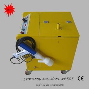 Automotive interior spraying equipment