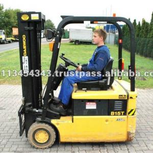 B15T-2 E4616 Daewoo Battery Power Pallet Forklift Truck