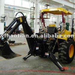 Backhoe fitted with tractor PTO with three point linkage ,with self Gearbox