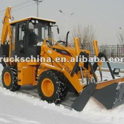 backhoe tractor with loader and excavator