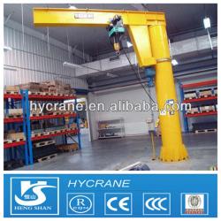 Best price column slewing 360 degree electric hoist jib crane