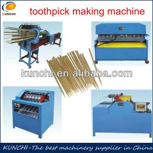Best quality longlife bamboo toothpick making machine with whole production line