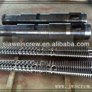 bimetal parallel double screw and barrel