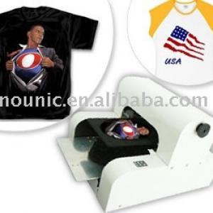 Black T-shirt Printer