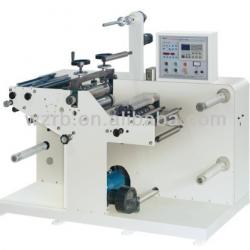 blank label cutting and rewinder machine