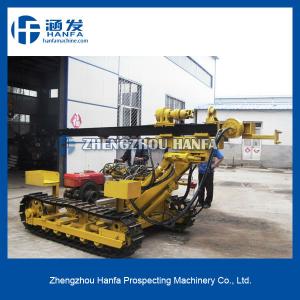 Blasting hole drilling!!! HF100Y Crawler DTH down the hole hammer drill rig