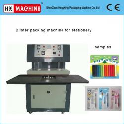 Blister packing machine for stationery