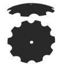 Boron steel harrow disc