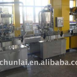 Bottle washing filling and capping machine