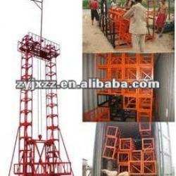 Building materials hoisting machine