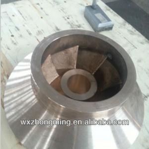 C83600 sand casting water pump bronze impeller(BV)