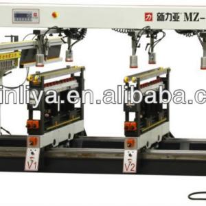 Cabinet double motors four-row drill machine