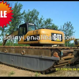 CAT amphibious excavator,pontoon excavator,Swamp excavator,amphibious dredging excavator,steel pontoon of amphibious excavator