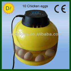 CE approve hot sale JN10 quail mini egg incubator sale