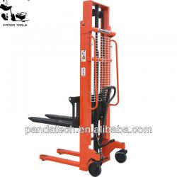 CE certificate 1000kg capacity 3m lift height manual forklift hand pallet stacker