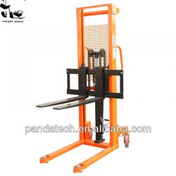 CE certificate 2000kg capacity 1.6m lift height C type steel high quality manual forklift hand pallet stacker