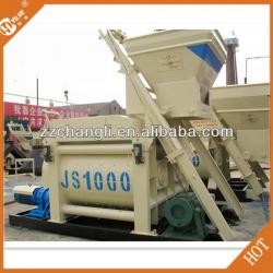 CE certificate concrete mixing plant use hydraulic JS1000 1m3 concrete mixer