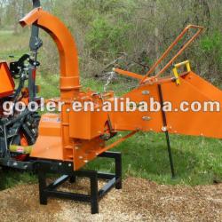 CE certificate PTO wood chipper TH-8 fit with tractor hydraulic auto-feed