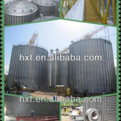 Cereal storage steel silos,600 ton tank and bins on farm, grain silo