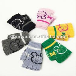 children cartoon winter Glove knitting Machine