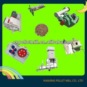 China best selling output 1-20t/h wood pellet line
