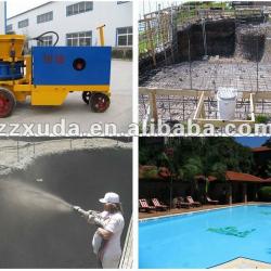 China Concrete gunite machine for swimming pool