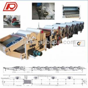 China GM250 six cylinder cotton/yarn /textile waste recycling machine