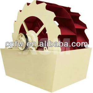 China industrial wheel sand washing machine for stone and gold