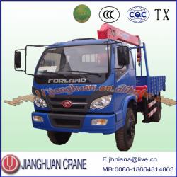 China Manufacturer Hydraulic Telescopic Articulating crane 5ton mounted with FOTON brand truck 4x2