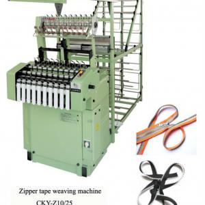 CKY-L10/25 Metal/Plastic/Nylon Zipper Webbing Making Machine