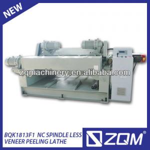 CNC spindle less veneer peeling lathe/woodworking machine/wood veneer peeler/ZQK1813-F1