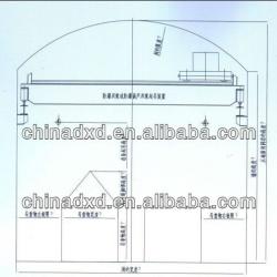 Coal mine Explosion proof double girder overhead crane with hook