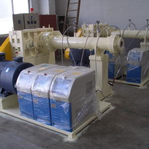 Cold feed rubber extruder machine