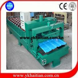 Colored Steel Glazed Tile Roll Forming Machine