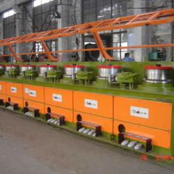 Combination steel wire drawing machine