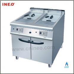 Commercial Kitchen Stainless Steel 2 Tank 2 Basket Chicken Pressure Fryer(INEO are professional on kitchen project)