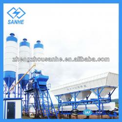 competitive price 75m3/h HZS75 concrete batching and mixing plant