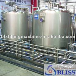 Complete syrup juice drink blending tank