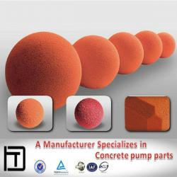 concrete pump cleaning balls