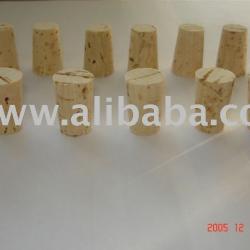 Conical cork stoppers