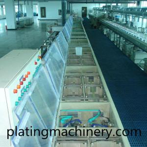 continous brush plating line with Ni,Au,Sn