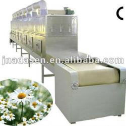 Continuous herbs,teas, spice microwave dryer&sterilizer