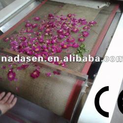 continuous red rose flower dryer dry machine