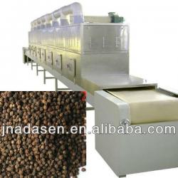 Continuous type microwave black pepper drying/sterilizing machine