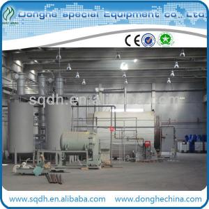 Continuous waste rubber pyrolysis device with 15-20t/d capacity