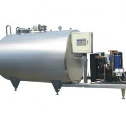 Cooling milk tanks