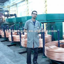 copper rod upward continuous casting plant