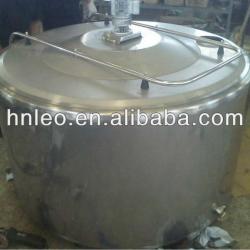 Cylinderical vertical direct expansion milk cooling tank bulk milk cooler