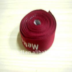 Dark red taffeta nylon ribbon