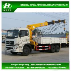 DFL 6x4 8 ton Straight Boom Crane Truck, 8000 kg Telescopic Truck Crane